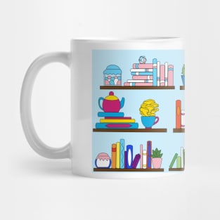 Bookshelf Mug